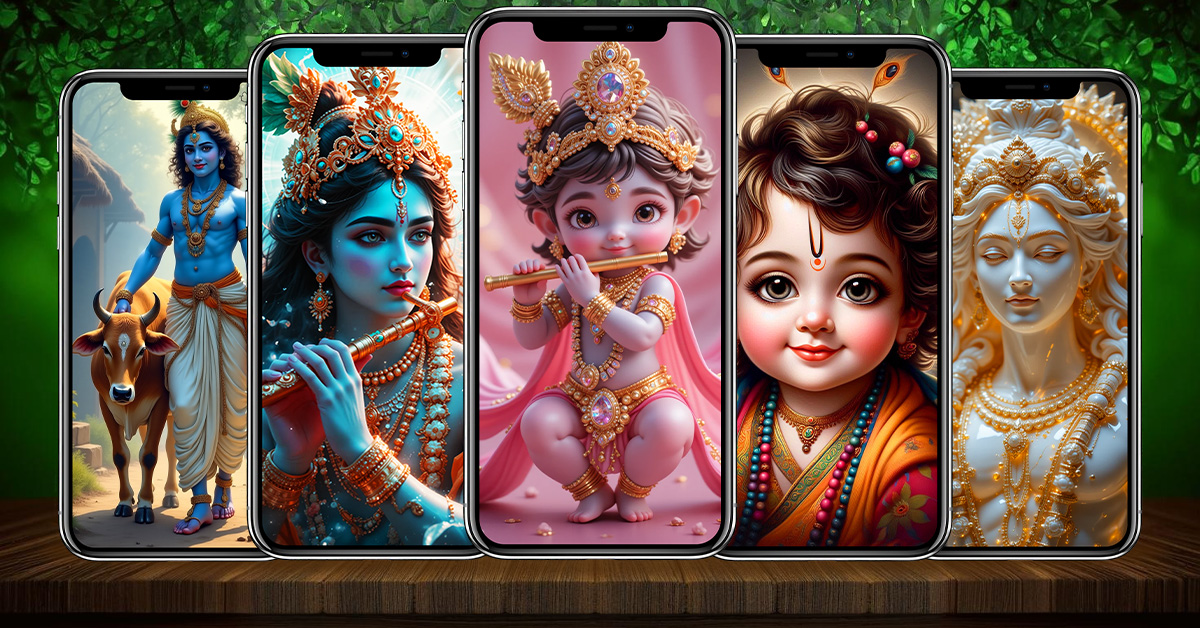 iphone krishna wallpaper
