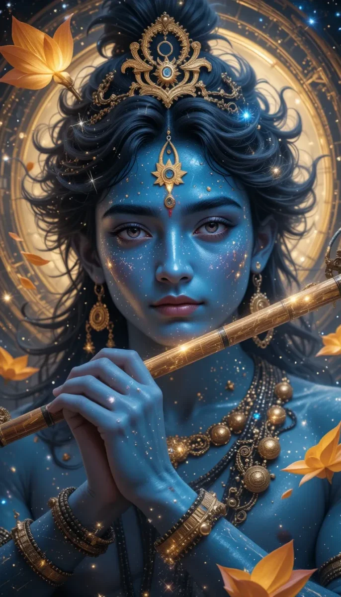iphone krishna wallpaper - lord krishna playing flute