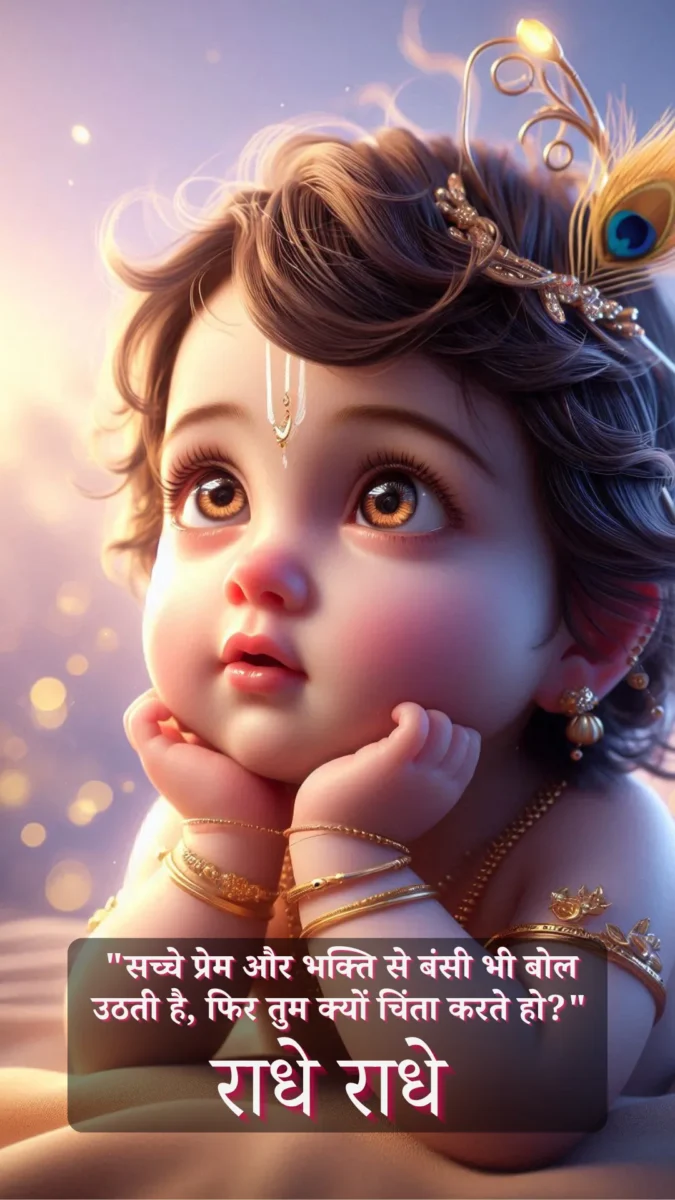 krishna wallpaper HD download - Cute little krishna looking at something in sky