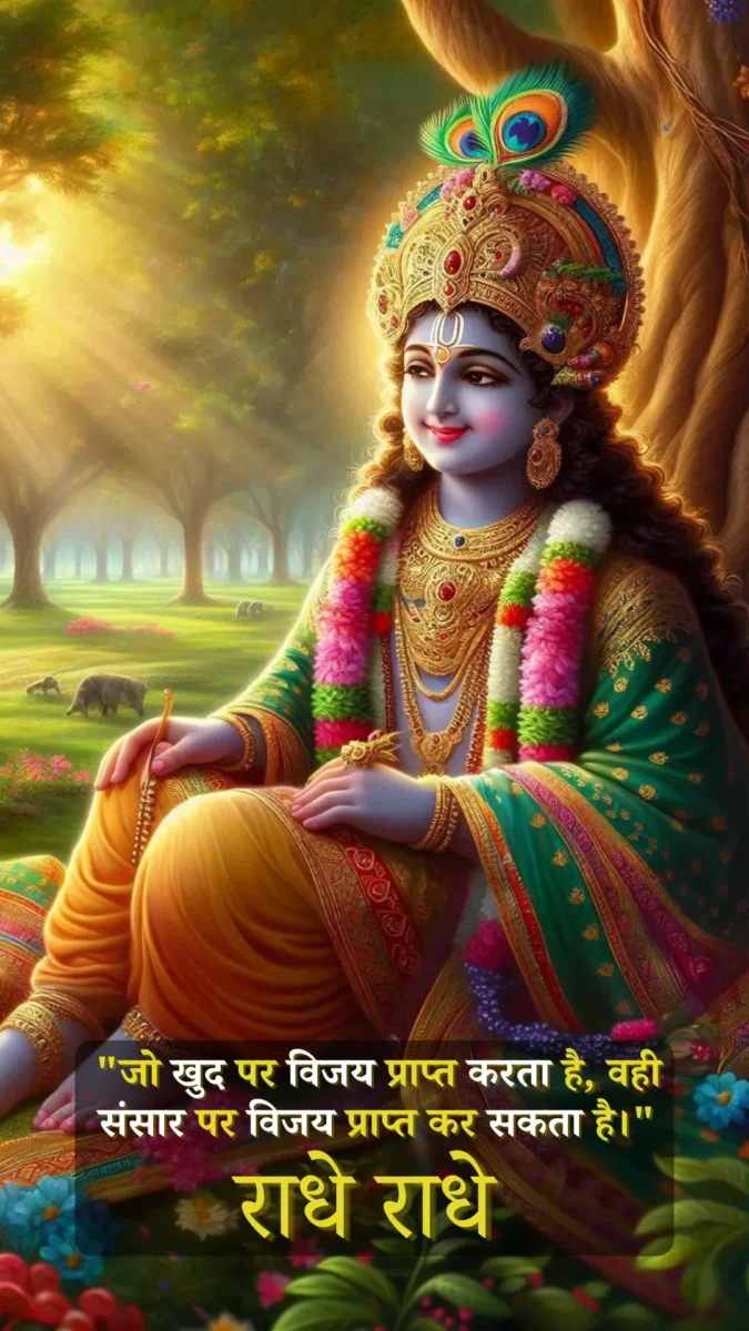 krishna wallpaper HD download - lord krishna sitting under the tree