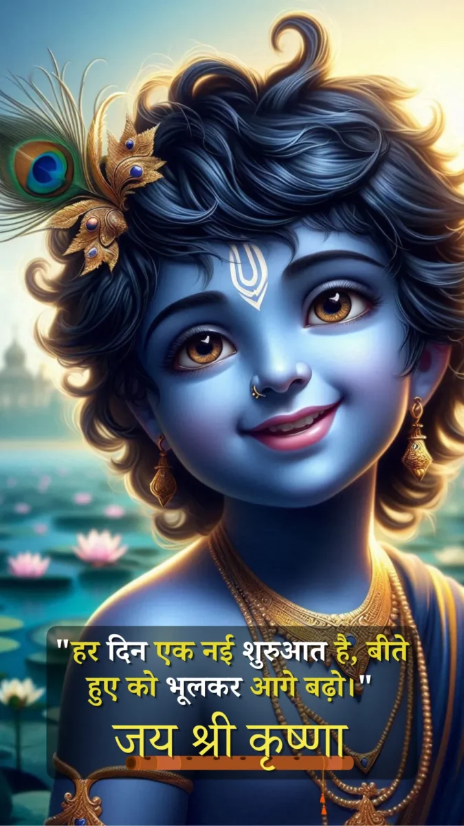 krishna wallpaper HD download - lord krishna with smiling face, beautiful eyes, adorned with peacock feather in his curly hairs