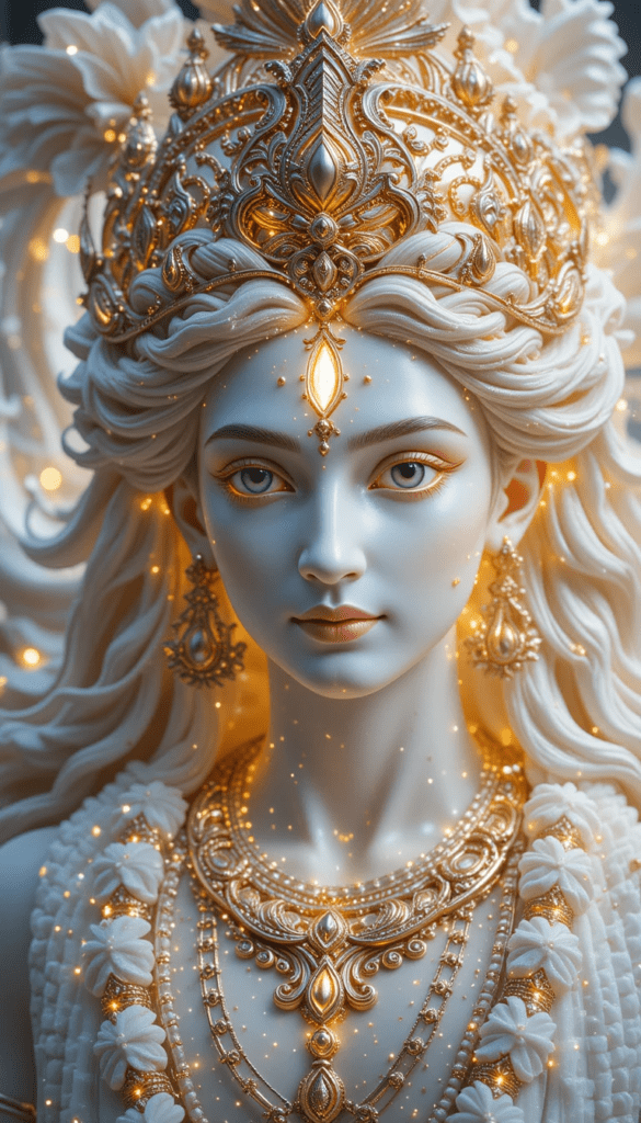 lord radha krishna wallpaper -Lord Krishna lightning image who is adorned with golden ornaments.