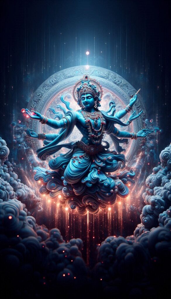 lord radha krishna wallpaper - dancing pose of lord krishna.