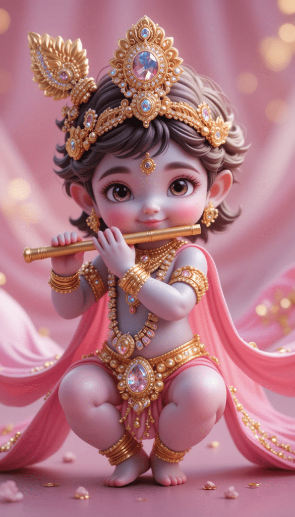 radha krishna good morning images