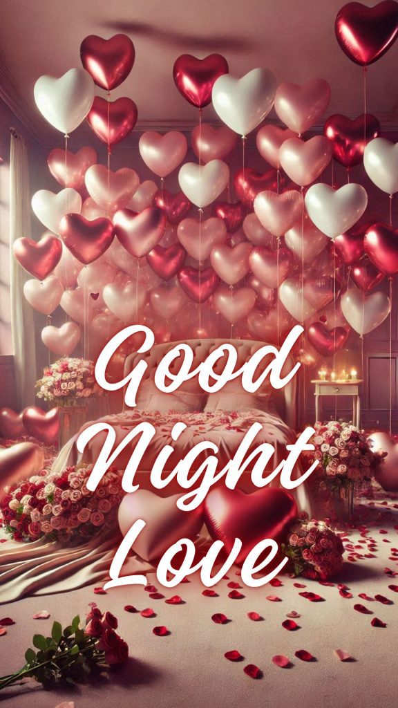 romantic good night image